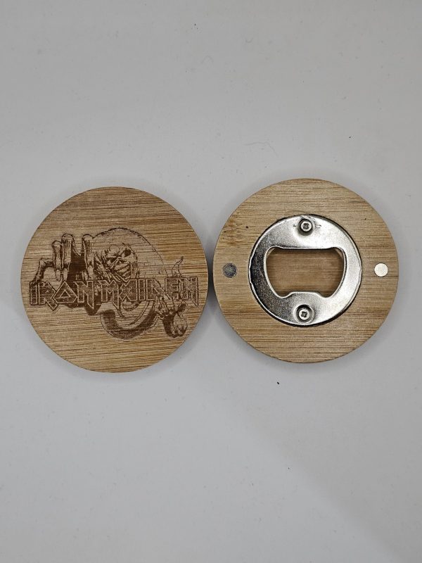Wooden Bottle Opener Fridge Magnet - Bands - Image 6