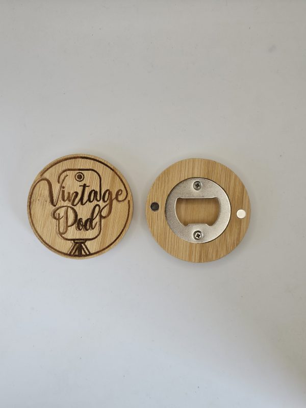 Wooden Bottle Opener Fridge Magnet - Personalised - Image 2