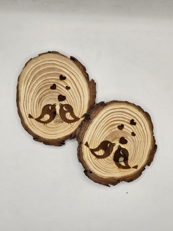 Wooden Coasters - Bird Designs - Image 9