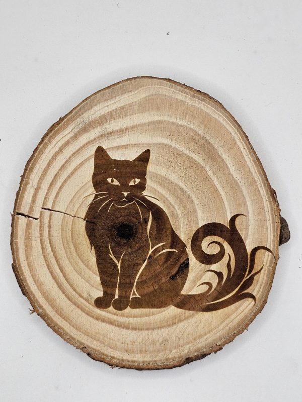 Wooden Coasters - Cat Designs - Image 19