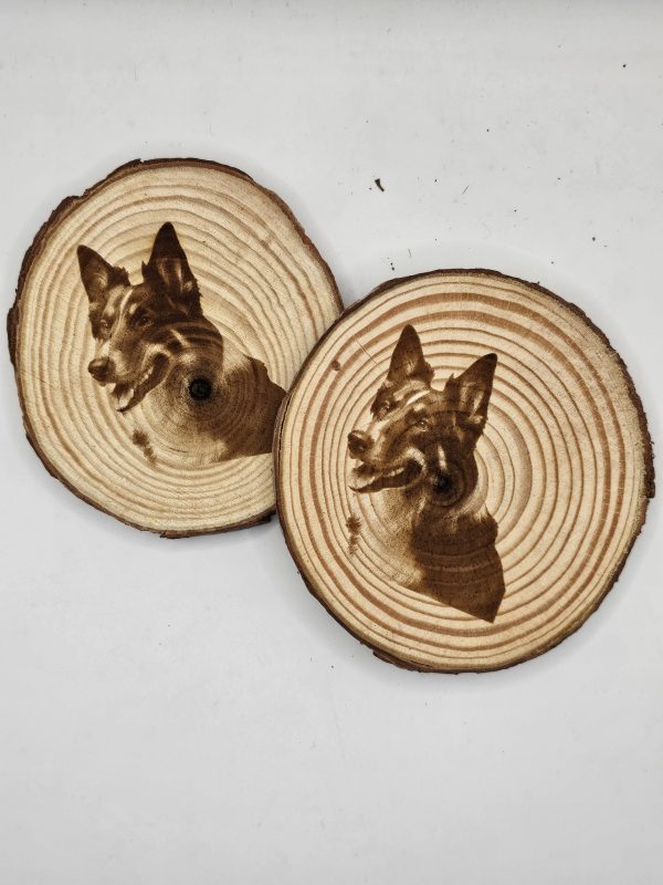 Wooden Coasters - Dog Breed Designs - Image 5