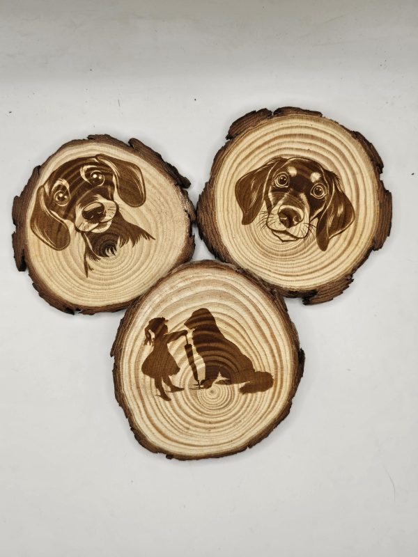Wooden Coasters - Dog Collection