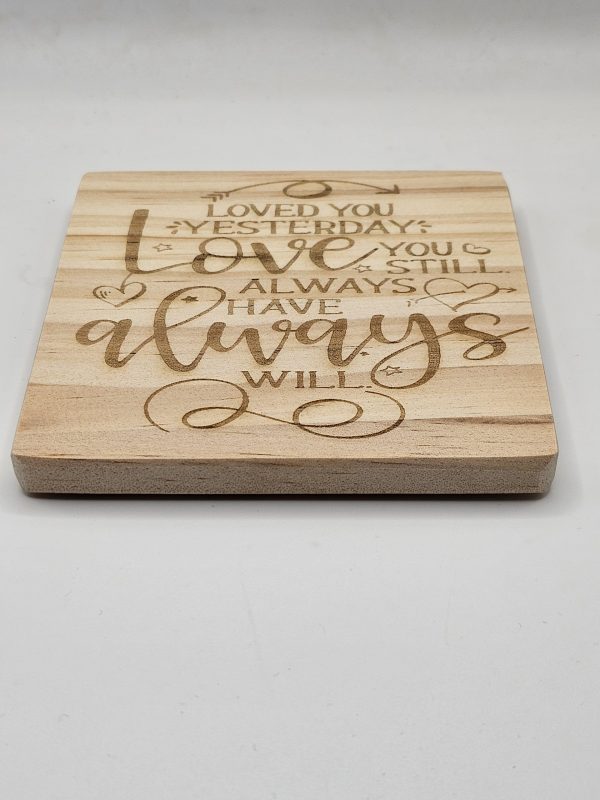 Wooden Coasters - Romantic Collection - Image 2
