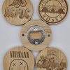 Wooden Bottle Opener - Fridge Magnet - Bands - Image 3