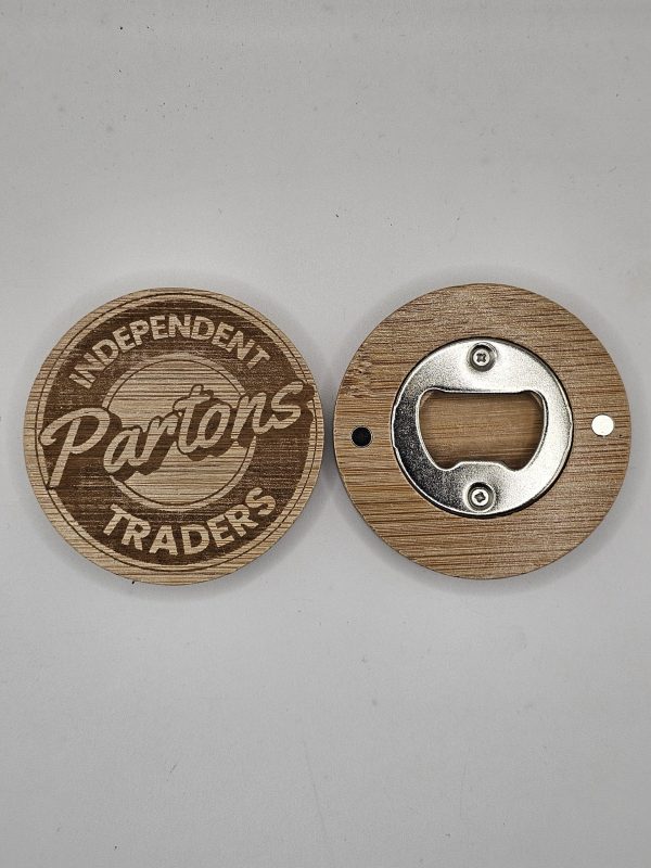 Wooden Bottle Opener - Fridge Magnet - Personalised - Image 3