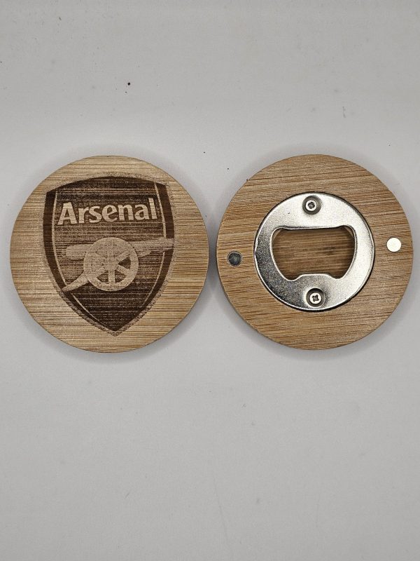 Wooden Bottle Opener - Fridge Magnet - Football Teams - Image 5