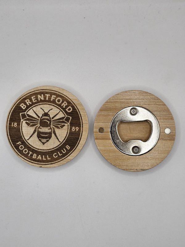 Wooden Bottle Opener - Fridge Magnet - Football Teams - Image 21