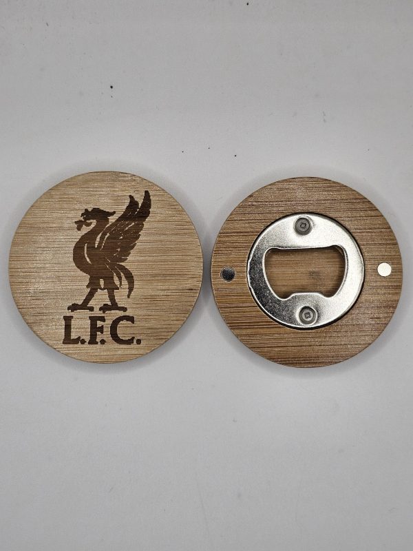 Wooden Bottle Opener - Fridge Magnet - Football Teams - Image 3