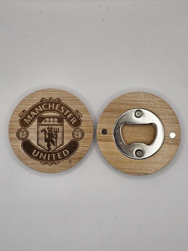 Wooden Bottle Opener - Fridge Magnet - Football Teams - Image 31